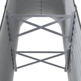 Povišena vrtna gredica od pocinčanog čelika 114 x 40 x 68 cm antracit | shoptok.hr