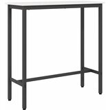  Stol Bijelo 100 x 40 x 101 cm Inženjerska drva i čelik | Eponuda.com