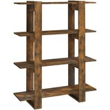 Ormarić Knjižna omara/pregrada dimljeni hrast 100x30x123,5 cm, (20601326) | Shoptok.si