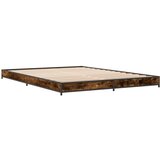 vidaXL Okvir za krevet boja hrasta 150x200cm konstruirano drvo i metal | shoptok.hr