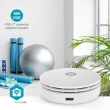 Nedis WIFISA11CWT - Pametan monitor kvaliteta vazduha SmartLife Wi-Fi | Eponuda.com