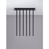 Nova Luce Mat črna aluminijasta LED stropna svetilka z upogljivo konstrukcijo 20x50 cm Stilvi – | Shoptok.si