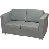  Trodijelni set sofa od tkanine svijetlosivi | shoptok.hr