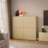 CARRYHOME Visoka Komoda Alice, Svetlo Rumena | Shoptok.si