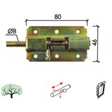 Dabel reza sa oprugom RO1 ZNŽ 46X80X25/FI8 mm DBP1 (0123004) cene