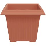  Kvadratna cvetlična posoda 24 pcs Kamnito rdeča Plastika, (5000207361) | Shoptok.si