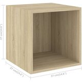  4-dijelni set TV ormarića boja hrasta sonome od iverice | shoptok.hr
