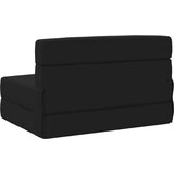  Preklopni madrac za sofu Crna 70 x 80 x 60 cm Tkanina | shoptok.hr