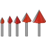 V-Nutfräser 60° - 6 x 16 x 60 mm