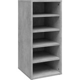 vidaXL ormarić za cipele siva boja betona 31,5 x 35 x 70 cm od iverice | shoptok.hr