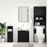  Kupaonski ormarić crni hrast 60x33x60 cm izrađeno drvo | shoptok.hr
