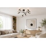 Brilagi Plafonski luster DIOR 6xE27/60W/230V crna/zadimljeno-siva | Eponuda.com