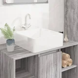 vidaXL Umivaonik bijeli 37 x 37 x 13 cm keramički četvrtasti