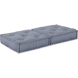 vidaXL Modularni pouf sivo 70x70x36 tkanina, (22045896) | Shoptok.si