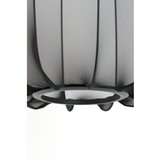 Light & Living Črna viseča svetilka s tekstilnim senčilom ø 40 cm Plumeria – | Shoptok.si