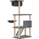  Penjalica za mačke sa stupovima za grebanje tamnosiva 131 cm | shoptok.hr