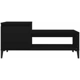 vidaXL Stolić za kavu crni 100 x 50 x 45 cm od konstruiranog drva | shoptok.hr