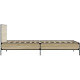  Okvir za krevet boja hrasta 90x190 cm konstruirano drvo i metal | shoptok.hr