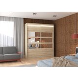 ADRK Klizni ormar s ogledalom TOLEDO 180 cm - SONOMA-SONOMA HRAST | shoptok.hr