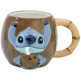Skodelica 325 ml 3D Stitch z učinkom kokosovega oreha iz zbirke Coconut, Rjava, (5000071319)