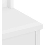 vidaXL Drevo za dvorano "SANDENS" bela 45x40x159,5 cm masivni les bora | Shoptok.si
