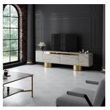 Hanah home tv polica bohem travertine gold