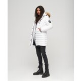 Superdry FUJI HOODED MID LENGTH PUFFER Bijela | shoptok.hr