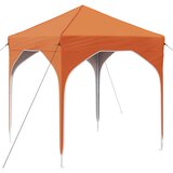 vidaXL Zložljivi šotor za zabave 194 x 194 x 245 cm Oranžna, (5000219037) | Shoptok.si