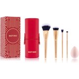Notino Gift Set Make-up Brushes and Sponge Gift Set set čopičev z etuijem Cene