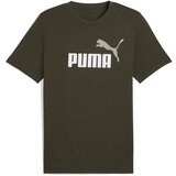 Puma Muška majica ESS 2 COLOR No. 1 Logo Tee, 684708-70, Maslinasta Cene