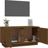 TV omarica medeno rjava 80x35x40,5 cm trdna borovina, (20730987) | Shoptok.si