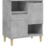  Komoda siva boja betona 60x35x70 cm od konstruiranog drva Slike