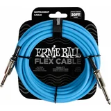 Ernie Ball flex instrument cable straight/straight modra 6 m ravni - ravni