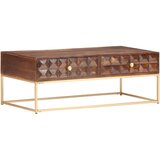  Klub stolić 112x50x40 cm Masivno drvo manga | shoptok.hr