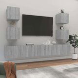  Komplet TV omaric 6-delni siva sonoma inženirski les, (20734884) | Shoptok.si