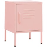 Maison Chic Dvo delni komplet Nočne omarice - Nočne mize roza 35x35x51 cm jeklo, (21687059) Cene