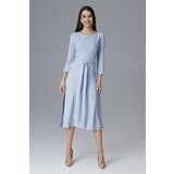 Figl Ženska haljina M631 Light plava | siva | Eponuda.com
