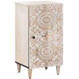  Kreveta s pohranom Bijelo 40 x 33 5 x 75 cm Čvrsto drvo manga - Bijelo | shoptok.hr