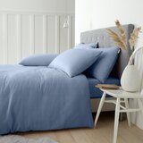 Catherine Lansfield Svetlo modra podaljšana flanelna posteljnina za zakonsko posteljo 230x220 cm Brushed – | Shoptok.si