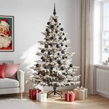  Umjetno božićno drvce s kuglicom 210 cm 300 LED lampica | shoptok.hr