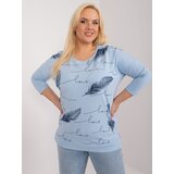 RELEVANCE Blouse-RV-BZ-9433.81-light blue | Shoptok.si