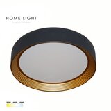 HOME LIGHT solea 65 plafonska svetiljka 30W cct crna/zlato Cene