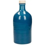 plava keramička boca za ulje Maiolica, 500 ml