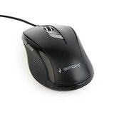  Miš GEMBIRD MUS-6B-01, optical, USB, 6 tipki 800-1600 dpi,crni | Eponuda.ba