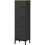 Germania Temno siva kopalniška omarica v hrastovem dekorju 34x123 cm Yonkers - Germania Cene