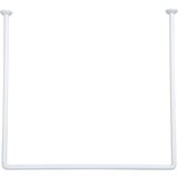 Tendance držač zavese za kadu 80x80x80 cm aluminijum bela 2114100 | ePonuda.com