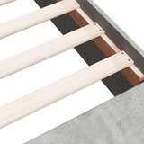  Posteljni okvir betonsko siv 135x190 cm inženirski les | Shoptok.si