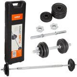 LiveUp Sports Uteži 30 kg v kovčku različne kombinacije LiveUp Cene