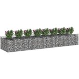  Gabionski uzdignuti krevet 3 pcs Srebrna | shoptok.hr