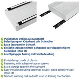 Wenko Bijela plastična prilagodljiva dodatna kuhinjska polica 27x40 cm Simon – | shoptok.hr